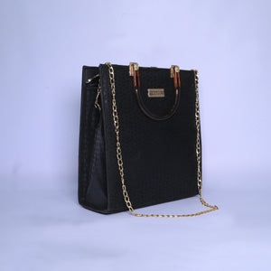 GlamRush Shoulder Bag (Black)